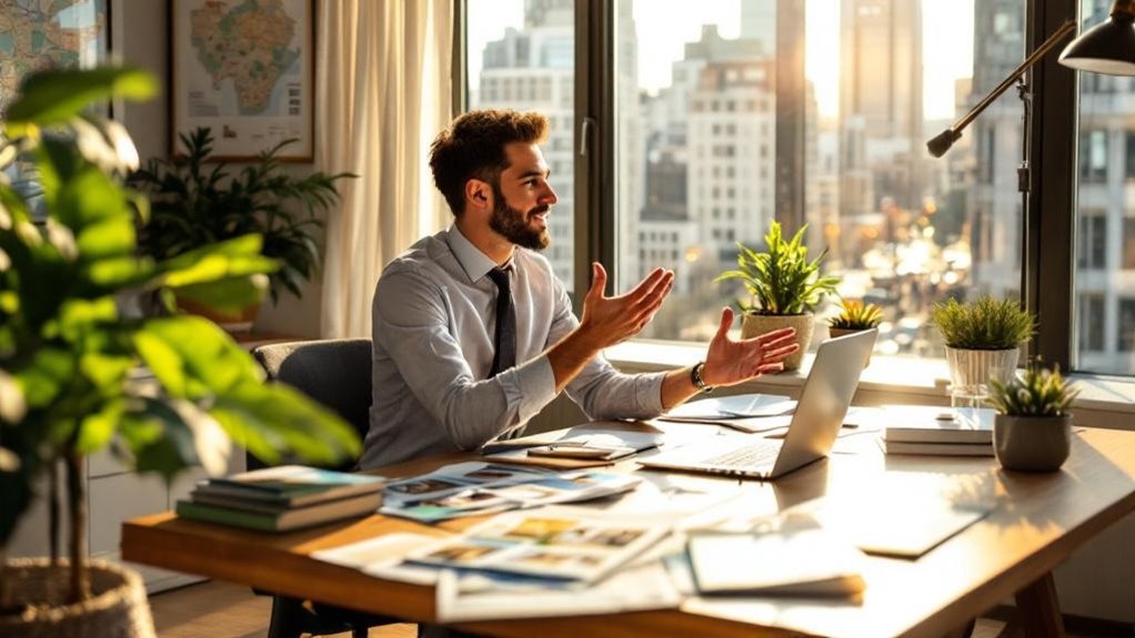 dagelijkse routine van een makelaar